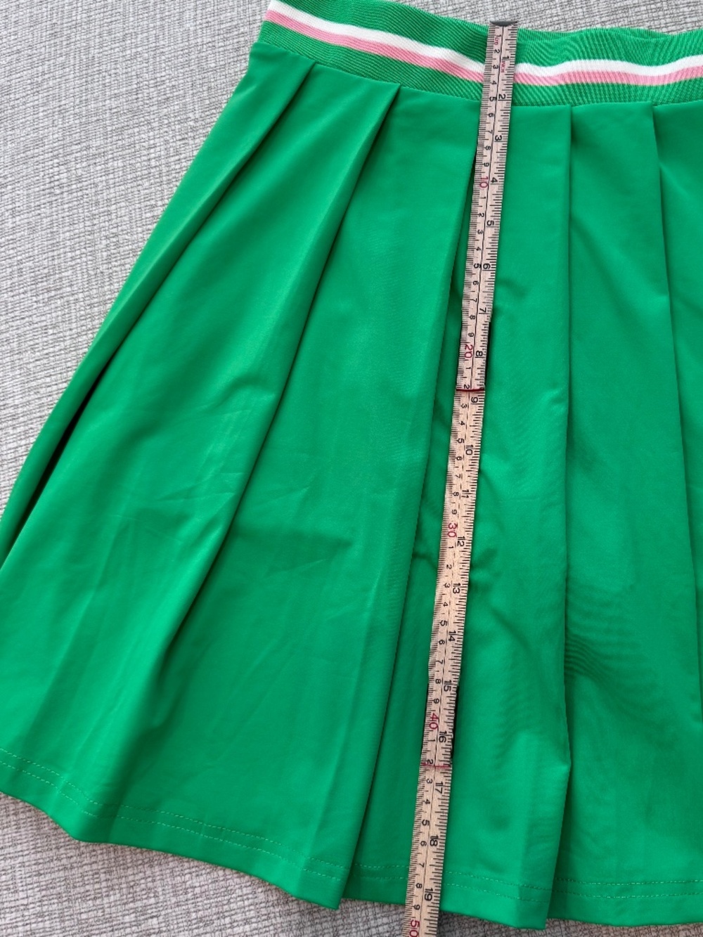 The IVY STOREHOUSE Women’s Apple Green pleated Skort Skirt Size Large - Picture 4 of 9